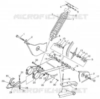 Schwingarm   SCHOCK Magnum 4X4 W97AC42A, Swedish Magnum 4X4 S97AC42E a (4940834083B012)