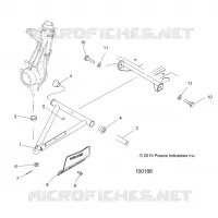 SUSPENSION, A-ARM AND STREBE MOUNTING