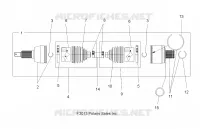 DRIVE TRAIN, ANTRIEBSWELLE, REAR
