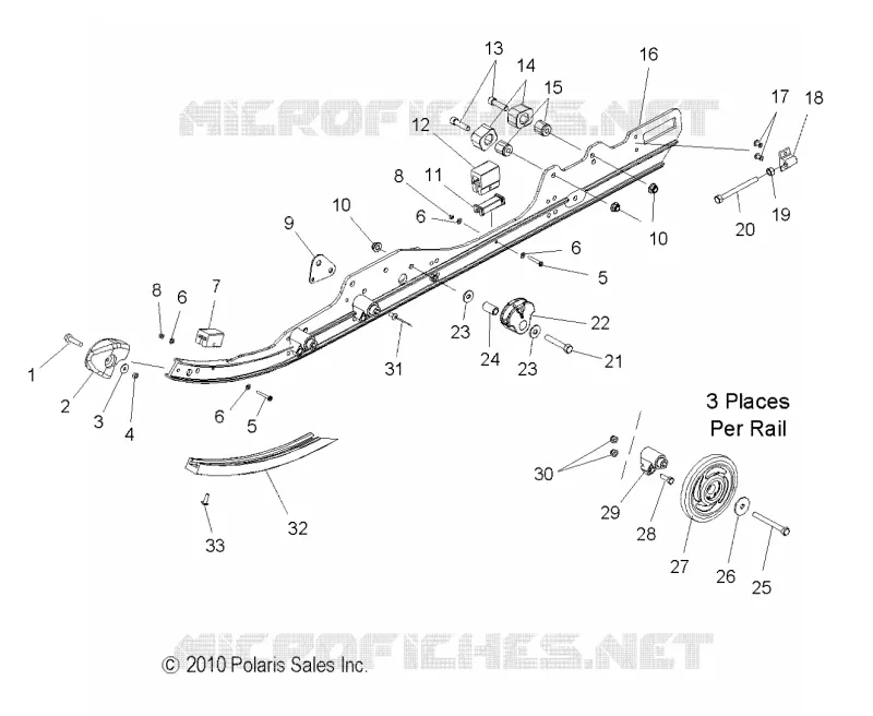 SUSPENSION, Schienen-Montage, CDN, INTL