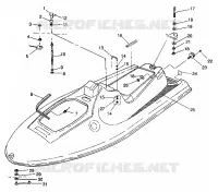 HULL   KAROSSERIE SLT 750 B944170 (4925942594002A)