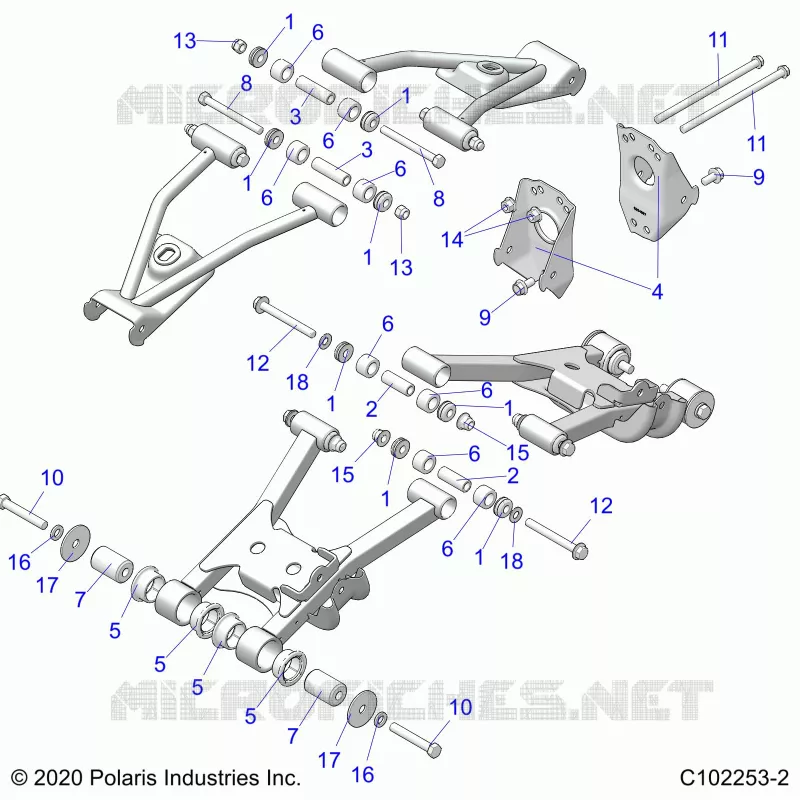 HINTERRADAUFHÃ„NGUNG CONTROL ARM MOUNTING