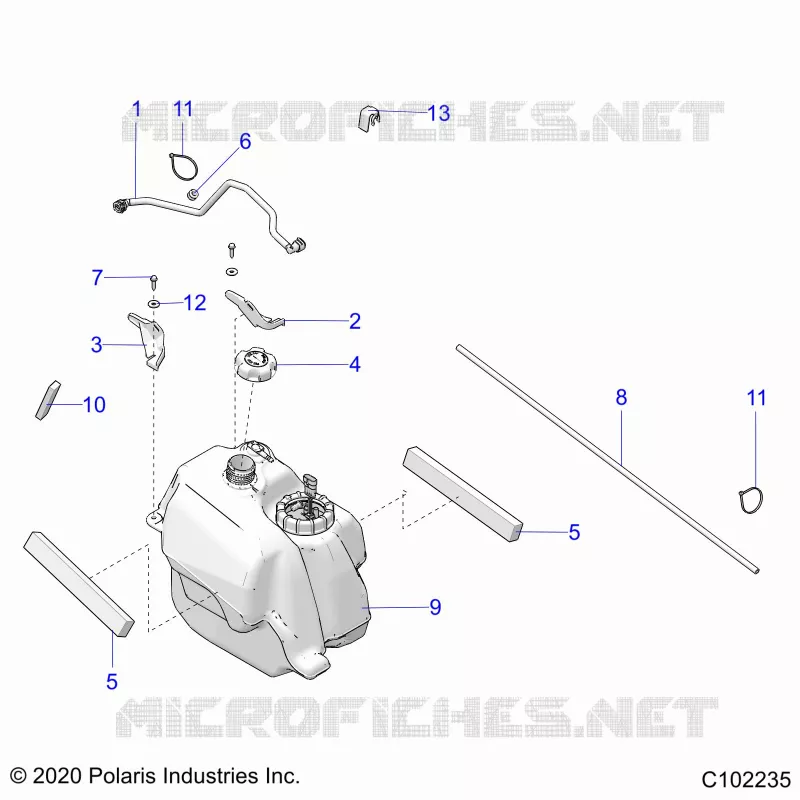 KRAFTSTOFFSYSTEM, FUEL TANK ASM.