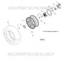 RADS, FRONT AND HUB