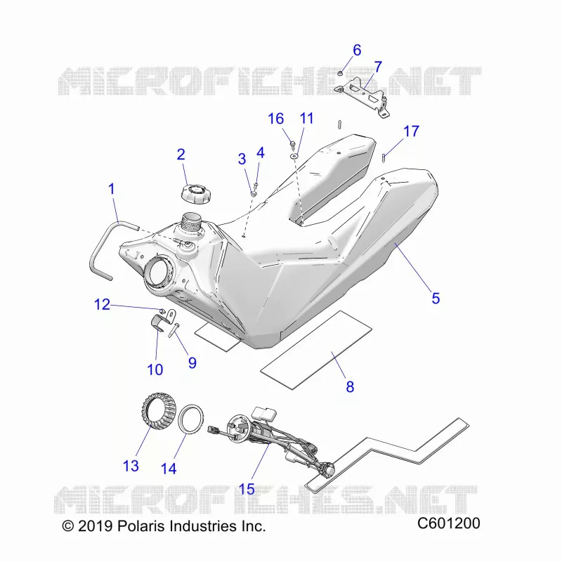 KRAFTSTOFFSYSTEM, FUEL TANK ASM.