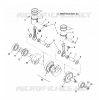 ENGINE, PISTON AND KURBELWELLE