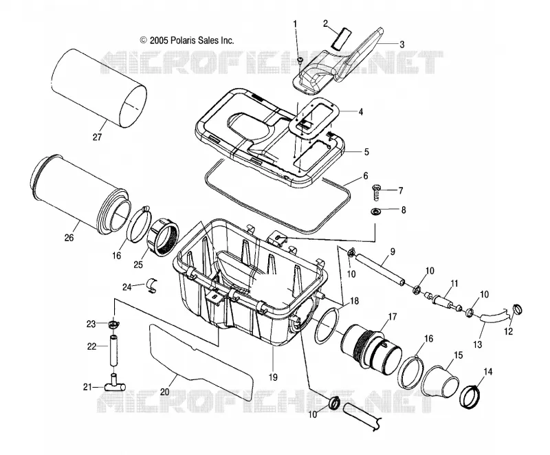 MOTOR, LUFTEINLASS SYSTEM