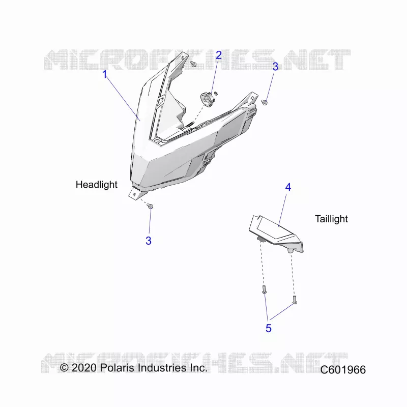 ELEKTRIC, HEADLIGHT AND TAILLIGHT