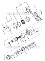 ANLASSER ASSEMBLY UPDATED 5/90 (4917711771037A)