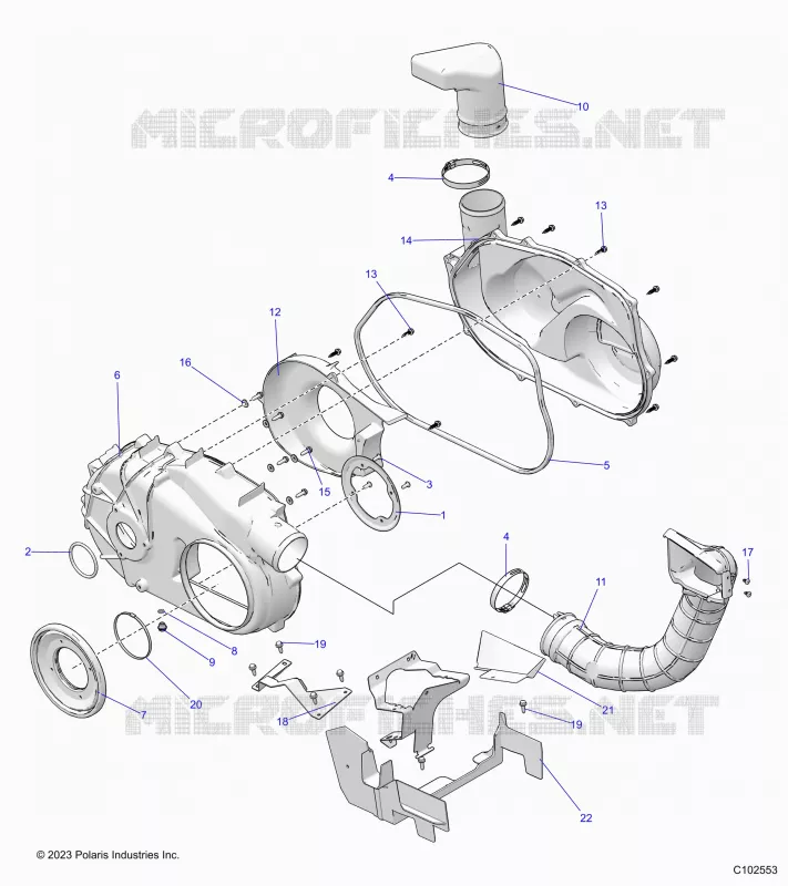 BODY, CLUTCH COVER
