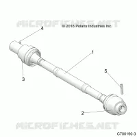 DRIVE TRAIN, FRONT KARDANWELLE