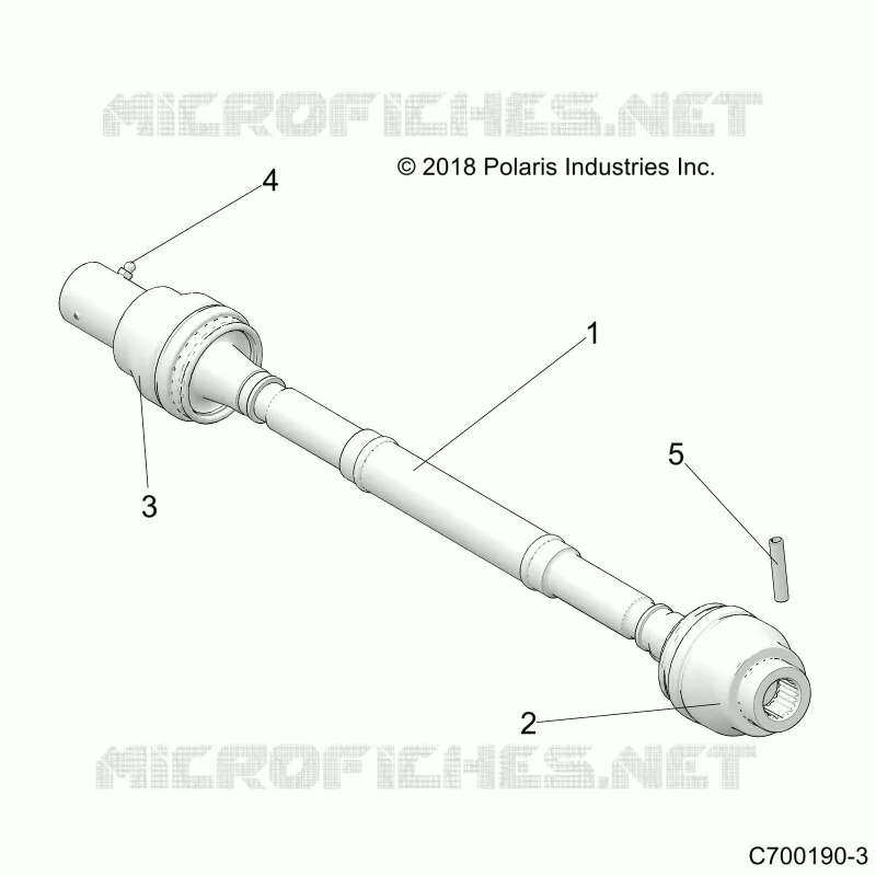 DRIVE TRAIN, FRONT KARDANWELLE