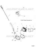ENGINE, DIPSTICK, CAP AND Ã–LFILTER