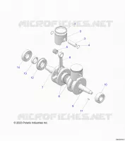 ENGINE, PISTON AND KURBELWELLE