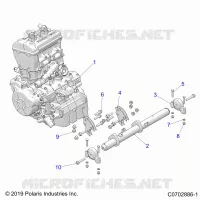 MOTOR, MOUNTING & LONG BLOCK