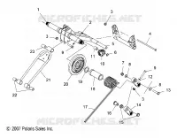 SUSPENSION, HINTER Drehmomentarm (IQ)(IQ DRAGON)