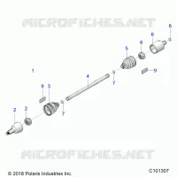 ANTRIEB, DRIVE SHAFT, FRONT