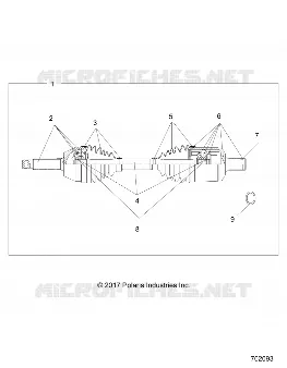 DRIVE TRAIN, GETRIEBE VORNE SHAFT
