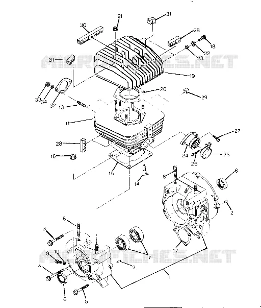 CRANKCASE AND ZYLINDER (4915951595036A)
