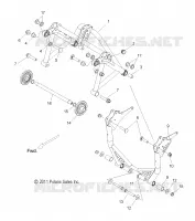Aufhängung hinten CRANK