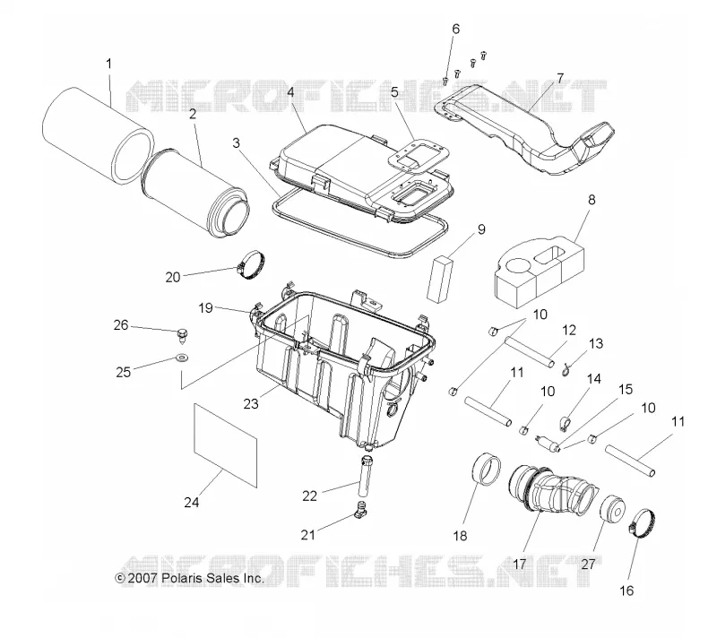 MOTOR, LUFTEINLASS SYSTEM