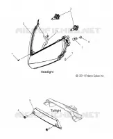 ELEKTRIC, HEADLIGHT AND TAILLIGHT