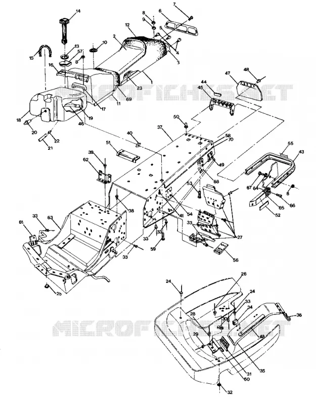 CHASSIS AND SITZ 400 (4916781678001A)