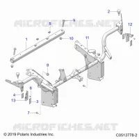 CHASSIS, FRONT RAHMEN ASM. (USA)