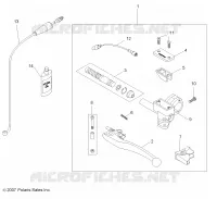MOTOR, KUPPLUNGSHEBEL AND MASTER CYLINDER