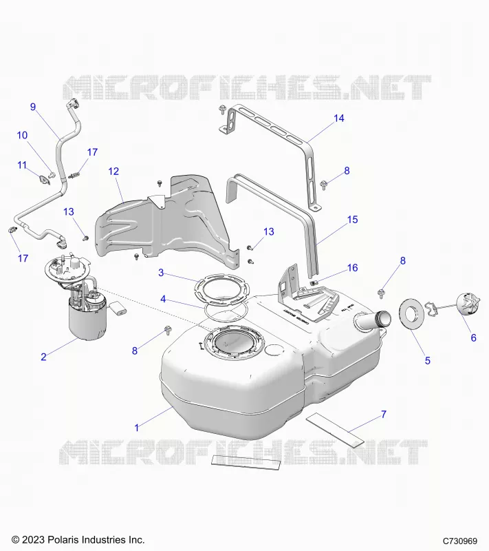 KRAFTSTOFFSYSTEM, FUEL TANK ASM.