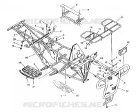 BUMPER / GEPÄCHTRÄGER MOUNTING 6X6 400L, SWEDISH S948740 AND  NORWEGIAN N948740 (4926812681003A)