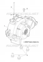 ANTRIEB, FRONT GEARCASE MOUNTING