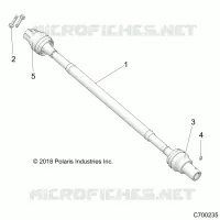 ANTRIEB, REAR PROP SHAFT
