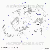 KAROSSERIE HINTEN RACK AND FENDERS