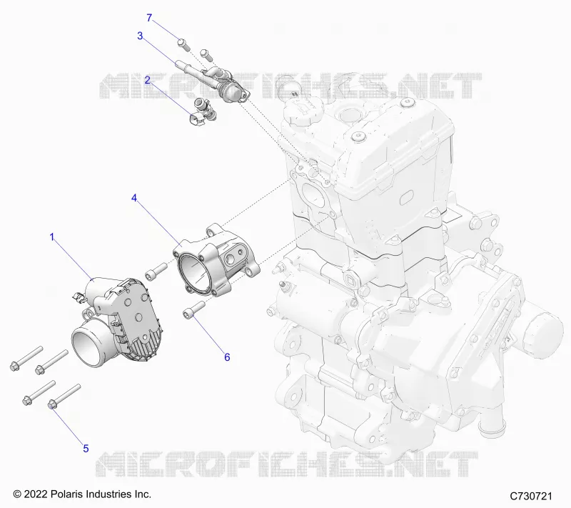 ENGINE, DROSSELKLAPPENGEHÃ„USE AND FUEL RAIL