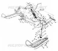 FRONT SUSPENSION AND SKI 500 AND 500 CLASSIC (4919251925007A)