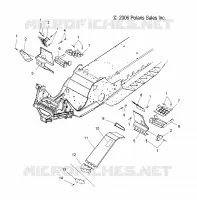 CHASSIS, FUßSTÜTZE AND CLUTCH GUARD