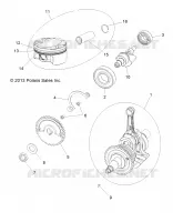 MOTOR, KURBELWELLE, KOLBEN AND BALANCE SHAFT
