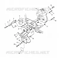 GETRIEBEGEHÄUSE   BREMSE MOUNTING Trail Blazer W957221 (4930363036B013)