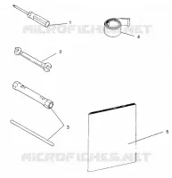 TOOL KIT LITE 0963433, EURO LITE E963433 AND LITE DELUXE 0963431 (4931663166C003)