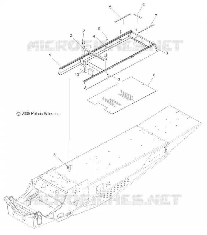 CHASSIS, SITZ RISER