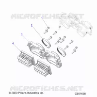 ENGINE, REED VALVE AND DROSSELKLAPPENGEHÃ„USE ADAPTOR -S24TDP8RS (C601635)