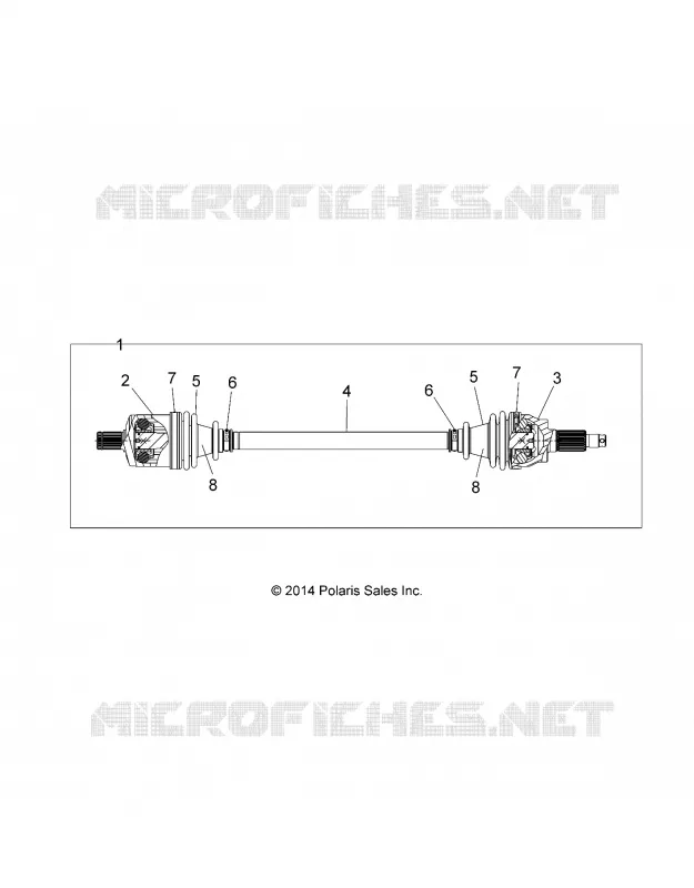ANTRIEB, FRONT HALF SHAFT