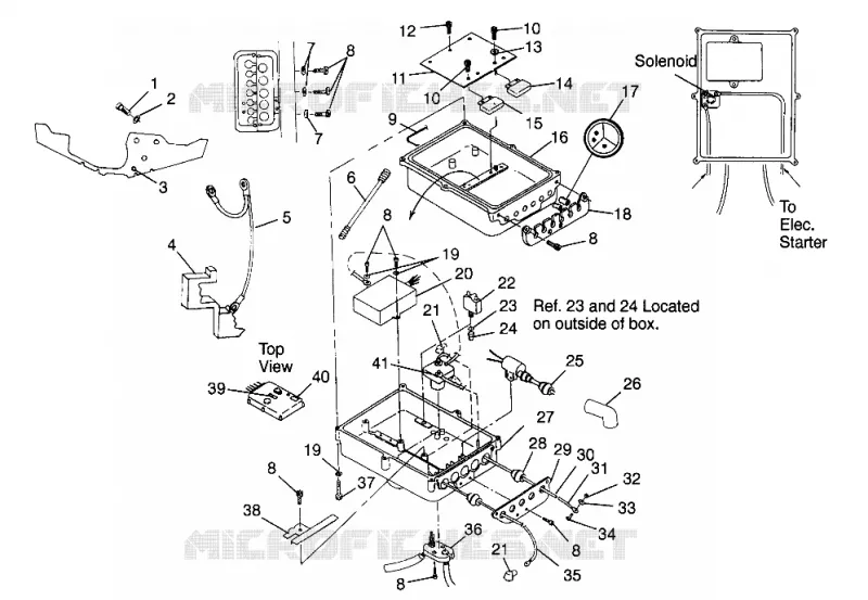 ELEKTRISCHE BOX SLTX B964590 and Intl. SLTX I964590 (4935783578B010)