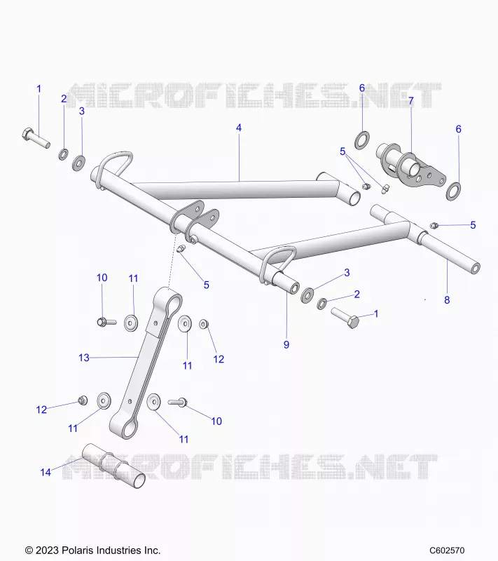 SUSPENSION, FRONT DREHMOMENTARM