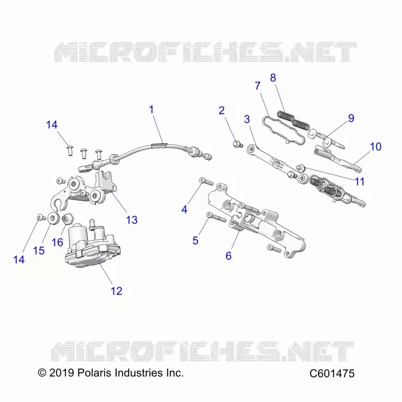 ENGINE, AUSPUFFKLAPPE ASM. AND ACTUATOR