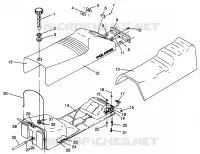 SITZ   GASBEHÄLTER 500 CARB 0962764, 500 CARB SKS 0962564,  EUROPEAN 500 CAR (4931873187A007)