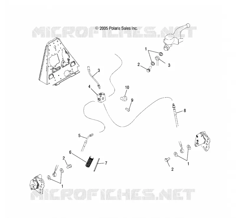 FRONT BREMSE LINES