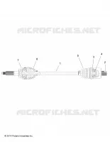 DRIVE TRAIN, HINTERE ANTRIEBSWELLE