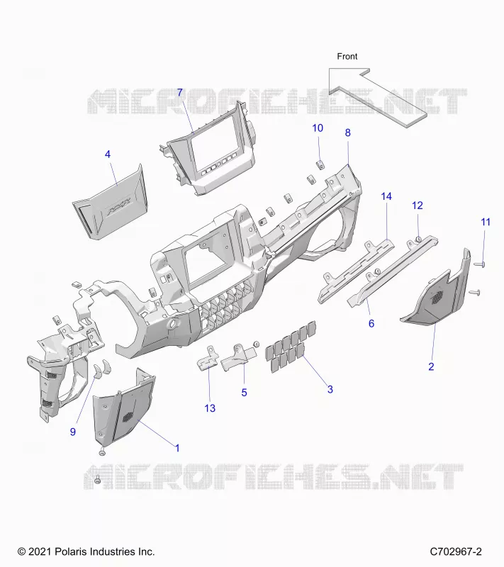 INSTRUMENTENTAFEL LOWER